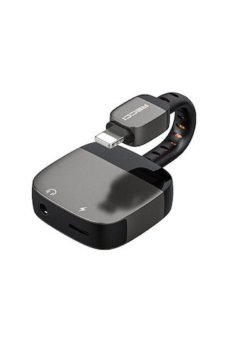 Recci Rds-a12 Lightning 2in1 Şarj Ve Audio Ses Adaptörü