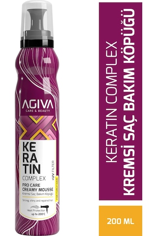 Keratin Pro Care Saç Şekillendirici Onarıcı Ve Isı Koruyucu Saç Köpüğü