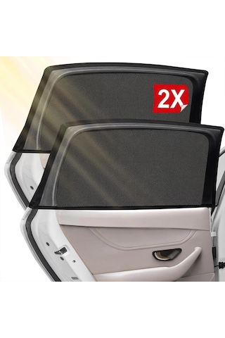 Wonkey - Araba Yan Cam Perdesi, Oto Perde, Otomobil Yan Cam Güneşliği Sineklik, Araç İçi Arka Cam Güneşlik, Uv Korumalı Güneş Engelleyici, Otomobil Anne Bebek Emzirme Perdesi 2 Adet