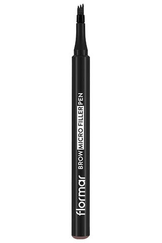 Flormar Brow Micro Filler Fırça Uçlu Likit Kaş Kalemi 002 Medium Brown