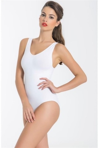 Miss Fit 1904 Bayan Kalın Askılı Çıtçıtlı Body Korse