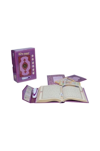 Kuran Okuyan Kalem - Kalem Kuran (Rahle Boy-Lila) N11.2128