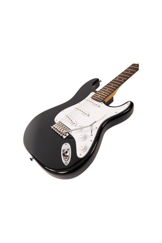 Vintage V6 Reissued Elektro Gitar - Boulevard Black