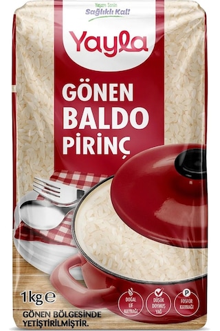 Yayla Bakliyat Gönen Baldo Pirinç 1 Kg X 2 Adet