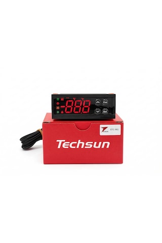 Techsun Etc 961 220v Dijital Termostat Tek Prob Soğutma Kontrol Cihazı 1 Adet
