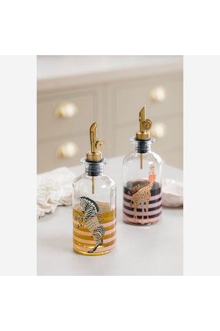 Şeffaf Cam Yağdanlık & Sirkelik Seti 325 Ml