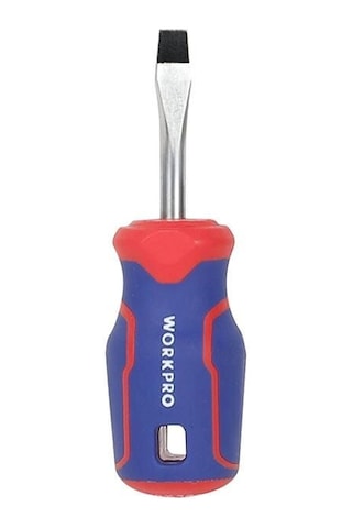 Workpro Wp221024 6.5x38mm Cr-v Manyetik Profesyonel Düz Topaç Tornavida Fr Wp221024