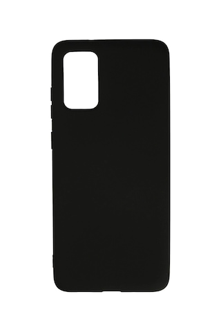Samsung Galaxy Uyumlu S20 Plus Kılıf Nano İçi Kadife Silikon - Siya Siyah