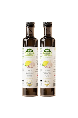 Limon Sarımsak Kürü 2 Adet 2x500 Ml