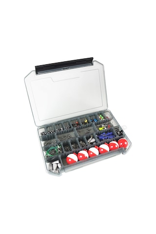 Reedark 228 Parça Balıkçılık Malzemeleri Seti - İğneler, Ağırlıklar, Yuvarlaklar Ve Kutusu İle Tüm Balıkçılık Gereçleri