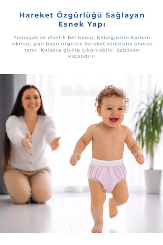 Babyjem Alıştırma Külodu 2'li Paket 3 Yaş Pembe
