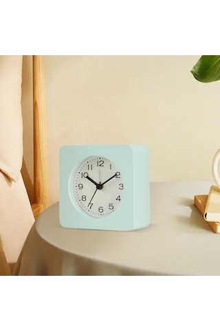 Trendooze Suntek Sessiz Saati, Saat, Mavi Masa İçin Çocuklar Çalar Basit Açık Rl