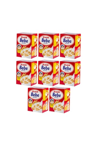 Ülker Bebe Bisküvisi 800gr 12 Vitaminli Kutu 8 Li Set