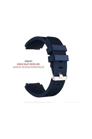 Samsung Galaxy Uyumlu Watch 46Mm Kordon 22 Mm Spor Delux Silikon Bhs3