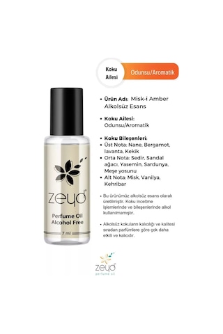 Misk-i Amber - Zeyd Esans 7 Ml Çiçek - Odunsu
