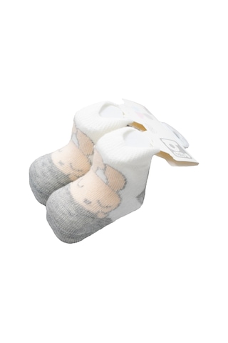 Bibaby Cute Rabbit Bebek Çorabı 68369 Somon