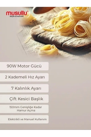 Musullu Ms-e150 150 Elektrikli Erişte Makinesi