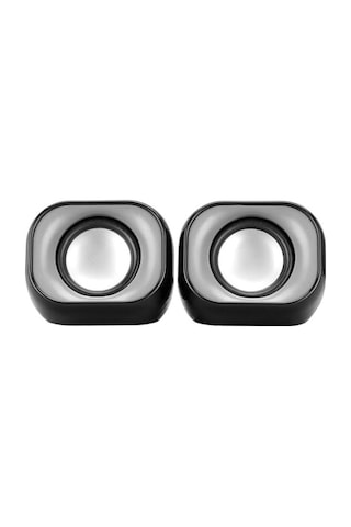 Dhs-2111 2.0 Mini Taşınabilir Multimedya Speaker Hoparlör, Siyah