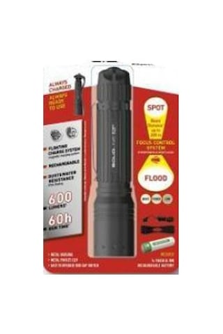 Solidline St8r 600 Lümen El Feneri Siyah