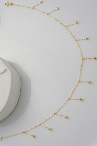 14 Ayar Altın Top Sallantılı Halhal - Mmhlhl-55001 Sarı Altın