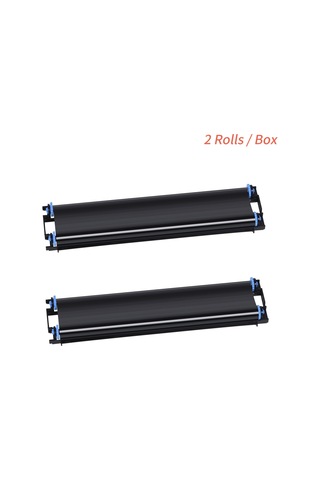 Yuntech01 Mt800 Termal Transfer Yazıcı İçin Siyah Wax Pet Bant - 2 Adet Paket, Her Bir 45 Adet A4 Kağıt Yazdırır Siyah