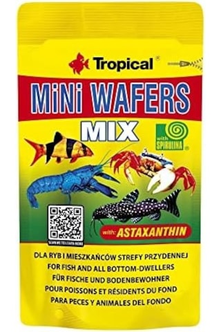 Mini Wafers Mix 18gr Vatoz Ve Çöpçü Balığı Yemi