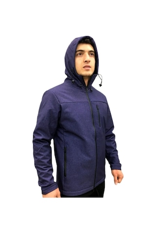 Exuma Erkek Mavi Venüs H Sshell Jacket M Ceket 281100p-416 Siyah
