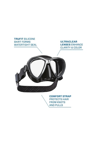Scubapro Synergy Twin Dalış Maskesi Siyah/gri