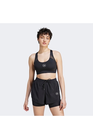 Adidas By Stella Mccartney Truepurpose Power Impact Training Medium-support Kadın Siyah Bra