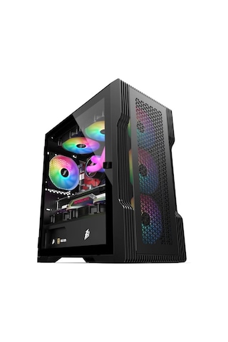 1st Player Trılobıte T3 Siyah 600w 80+ Argb 4x12cm Fan Temperli Cam Mesh Usb 3.0 M-atx Kasa