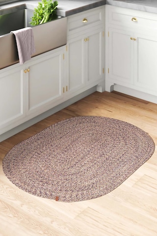 Cesta El Yapımı Örgü Mor Kilim 80x120 4026 Mor