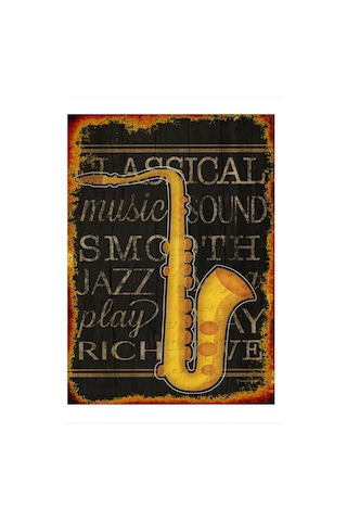 Bedeko Klasik Jazz Müziği Art Mdf Tablo Bedeko Klasik Jazz Müziği Art Mdf Tablo