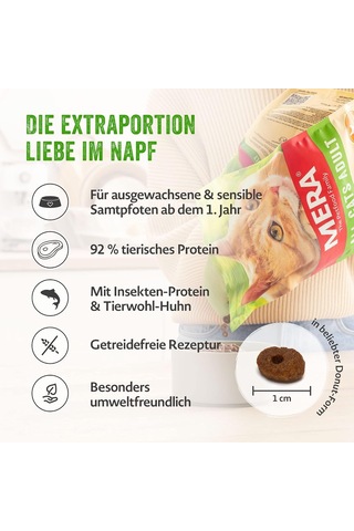 Tahılsız Larvalı Yetişkin Kedi Maması 2 Kilogram