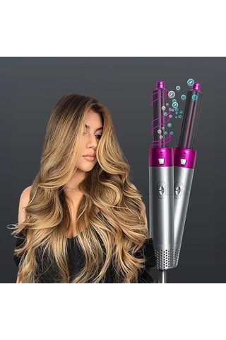 Pratik Pro Hava Üflemeli Saç Düzleştirici Şekillendirici 5in1 Saç Bakım Seti Hot Air Styler 5 İn 1