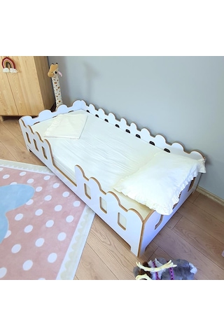 Markaawm Markaawm Montessori Yatak Decco Çocuk Karyola Akçaağaç