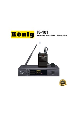 König K-401 Wireless Yaka Telsiz Mikrofonu