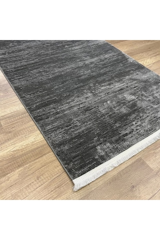 Hoom Rugs Rare 1041 Antrasit Modern Mikrofiber Makine Halı Antrasit
