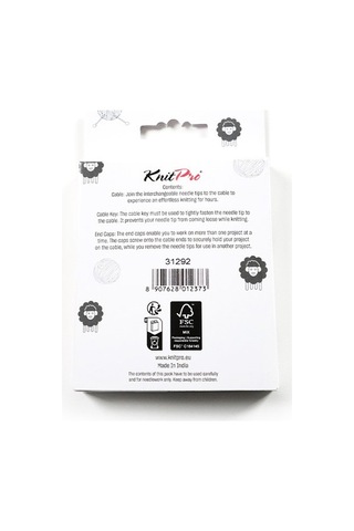 Knitpro Ginger Şeffaf Plastik Kordon 50 Cm Kahverengi Needle Rope Nylon Natural/brown Brown Single Cord 29 Cm-50 Cm/20 " Needle 31292