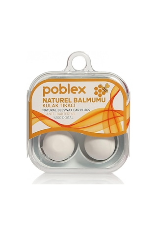 Poblex Naturel Balmumu Kulak Tıkacı 2li Poblex Naturel Balmumu Kulak Tıkacı 2li