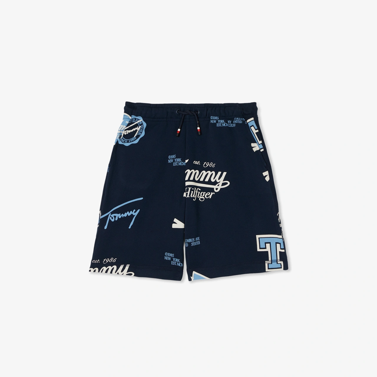 Tommy Hilfiger Allover Logo Çocuk Lacivert Şort Kb0kb09806 Lacivert