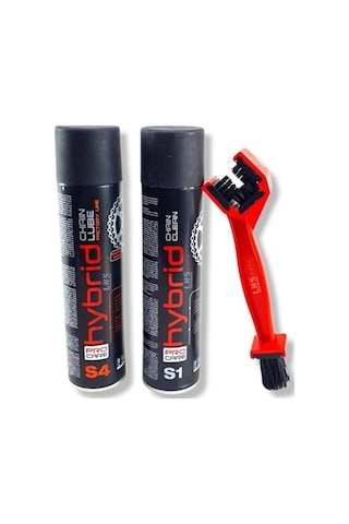 Hybrid Motosiklet Zincir Temizleme ve Bakım Seti