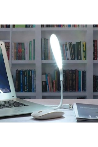 Usb Girişli 14 Ledli 3 Kademeli Dokunmatik Masa/kitap Okuma Lambası Ledi Beyaz Renkli