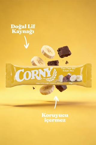 Corny Kakao Muzlu Tahıl Bar X 12 Adet