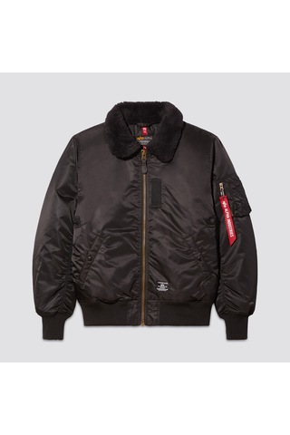 Alpha Industrıes Alpha Industries B-15 Mod Flight Erkek Siyah Ceket