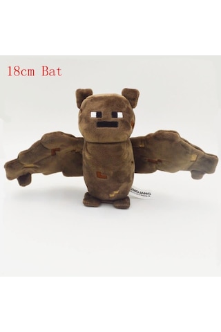 Minecraft Yarasa Bat Peluş Karakter Premium Sevimli Oyuncak 18 Cm