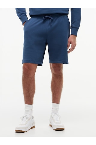 Tommy Hilfiger Essentıal Terry Sweatshort Erkek Mavi Eşofman Altı - Mw0mw37240