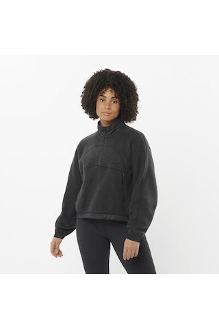 Salomon Chroma Fleece Crop W Siyah