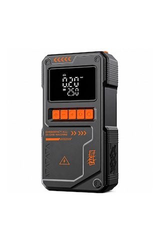 Araç Akü Takviye Cihazı 4in1 Powerbank/hava Kompresörü/fener Işık 10.000 Mah 150psı