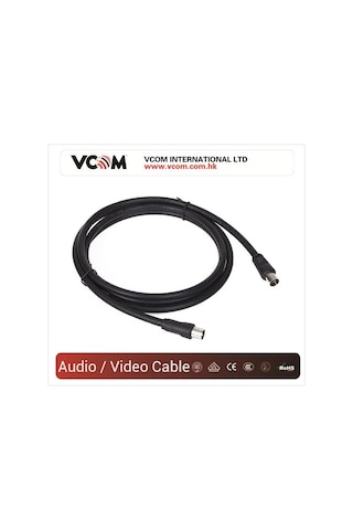 Vcom Cv602-B 5 M Analog Siyah Tv Uzatma