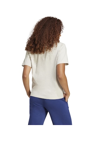 Adidas Essentials Small Logo Cotton Tişört Jı6079 Ekru